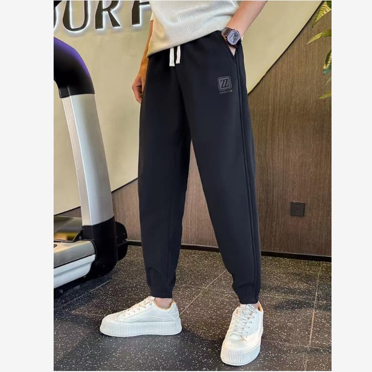 Men's Clothing casual pants men spring and autumn 2024 new brand embroidered leggings pants men harem sports sweatpants