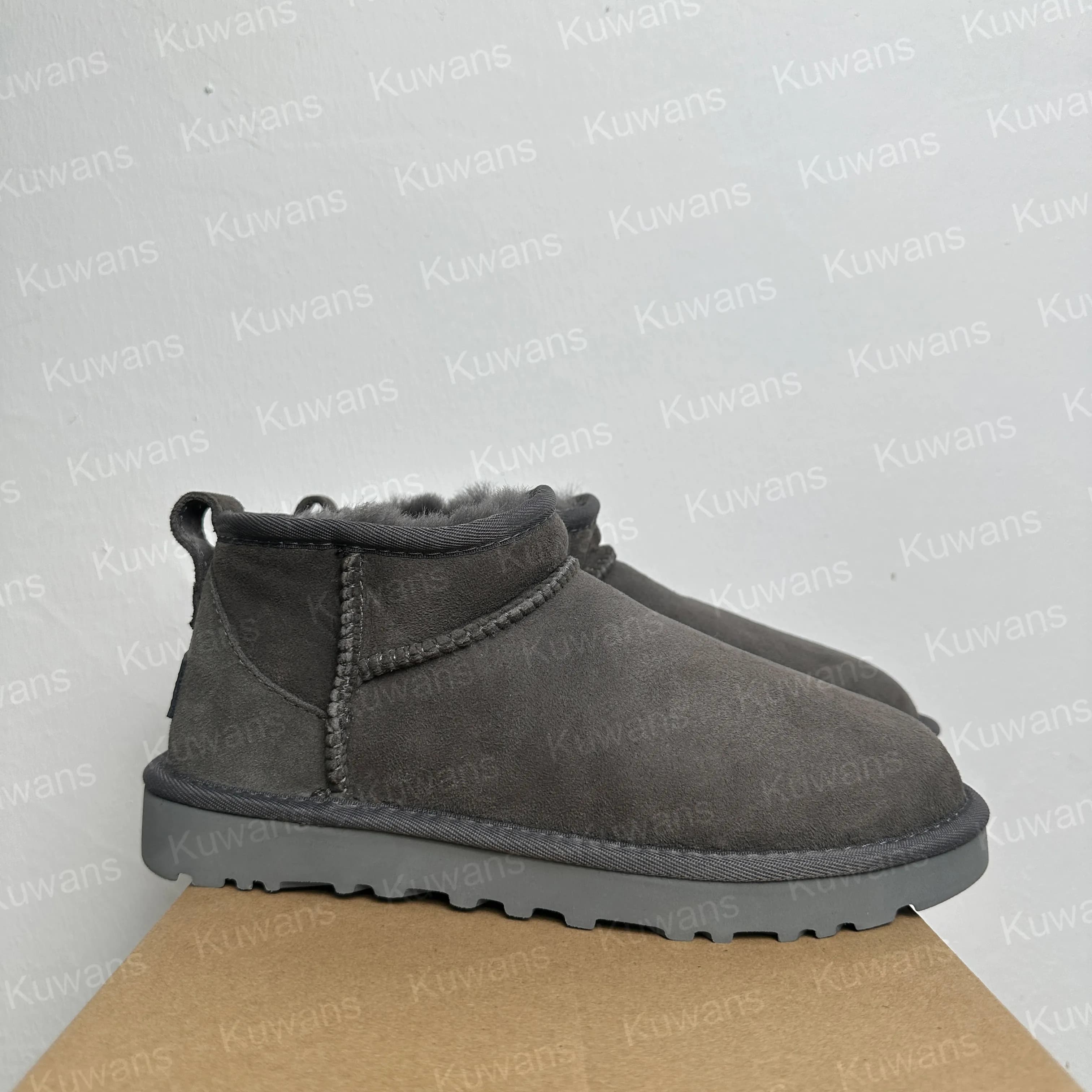 U GG Designer Classic Ultra Mini Bottes de Neige Plateforme Courte Femmes Hommes Fourrure Peau de Mouton Tasman Tazz Chesut Sable Graine de Moutarde