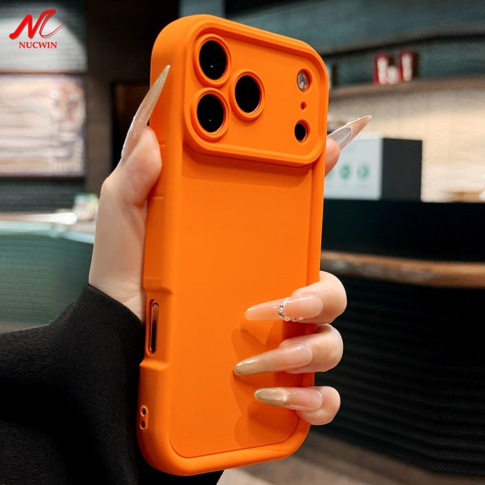 Men Women Business Soft Silicone Case 17 Air 16 15 14 Plus Lens Protection Cover For Iphone 11 12 13 Pro Max