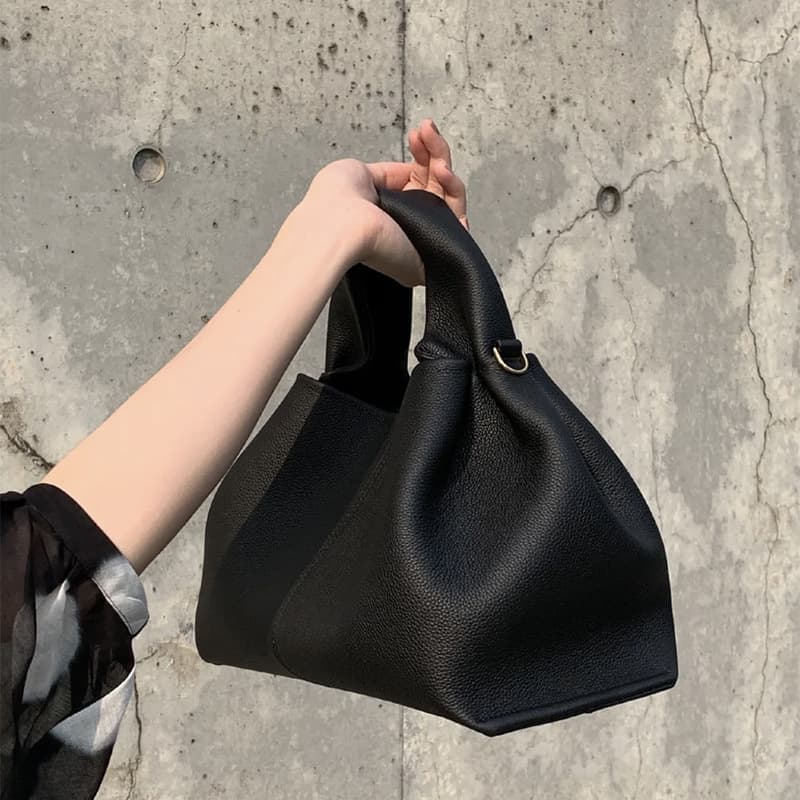 French Niche Brand 2025 New Versatile Solid Color Lunch Box Fashion Handbag Shoulder Crossbody Bag For Women