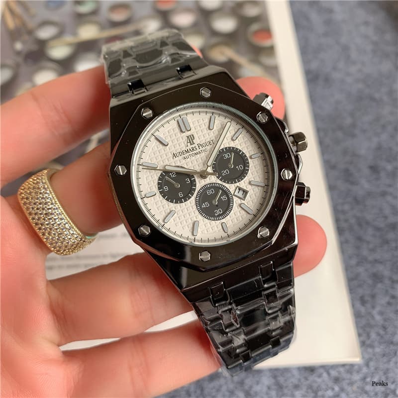 Montre multifonctions à plusieurs cadrans avec calendrier et fonction luminescente, marque suisse ancienne Audemars Piguet, montre tendance pour hom
