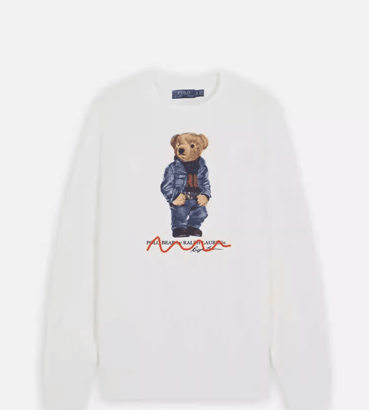POLO Denim Bear Style, la nouvelle marque japonaise de mode automne-hiver, propose un pull décontracté à manches longues pour hommes et femmes, fa