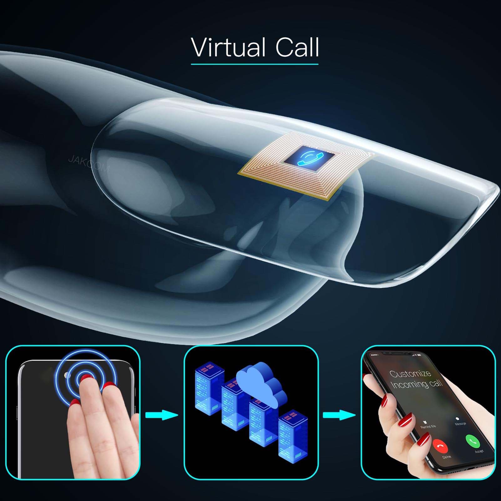 Smart Nail Chip Skin-friendly Wireless Accessory NFC Electronics Touching Sensor Nail Chip for Girl