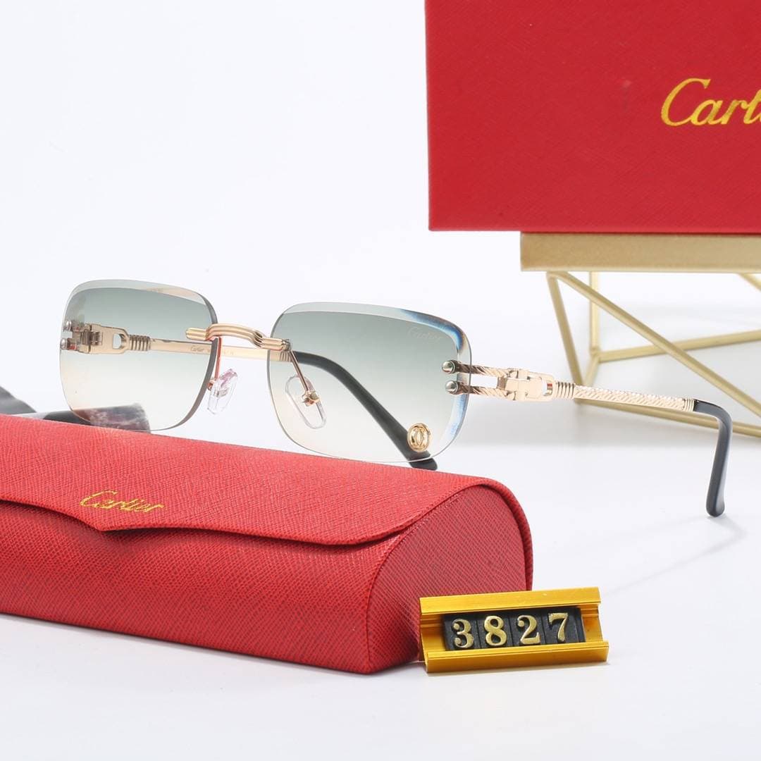 Lunettes de soleil de protection sans cadre, élégantes et tendance