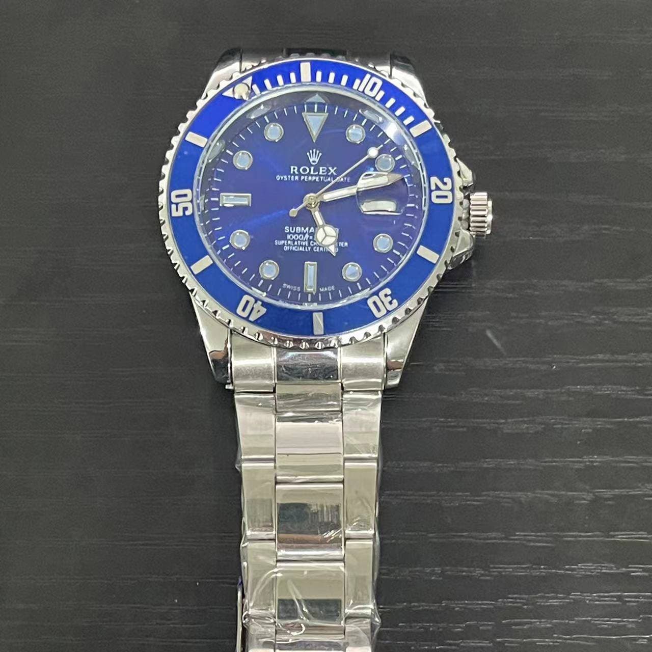 Sea-Dweller Montre pour homme étanche en métal vintage classique avec succès à quartz 37 mm