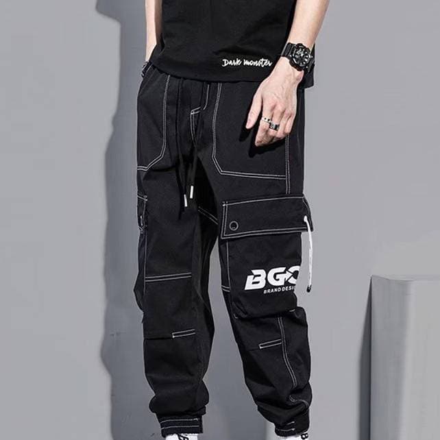 Men's Clothing Spring And Summer Overalls Pants Casual Pants Big Size Loose Pocket Versatile Pants