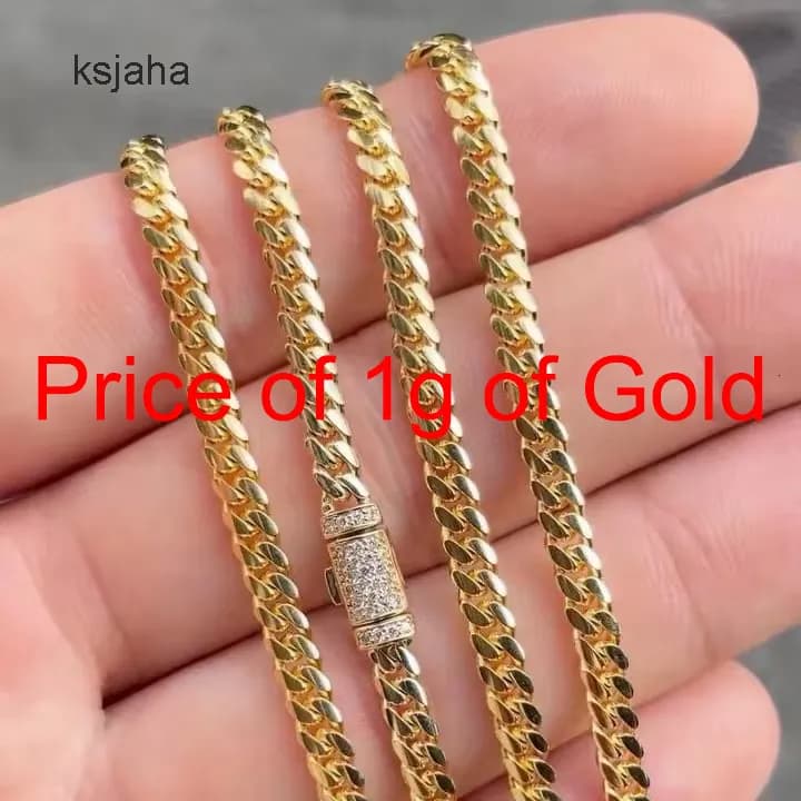 Wholesale 10K 14K Solid Real Gold 8MM Cuban K Chain Bracelet Iced Out Hip Hop Moissanite Necklace Fine Jewelry Men Women