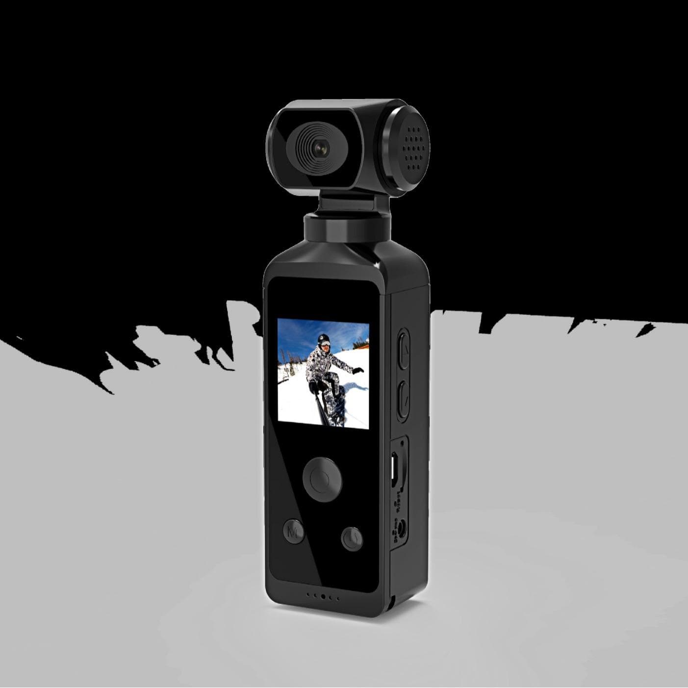 4K Sports Pocket Camera 270 Degree Rotation Creative Handheld Camera Outdoor Action Camera