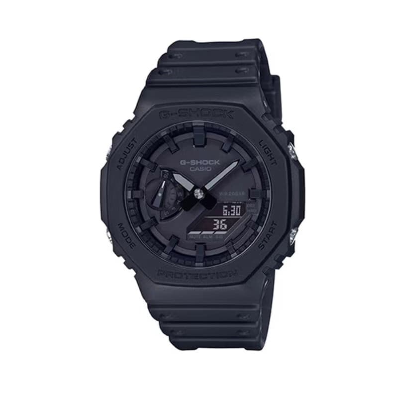 Montres de luxe pour femmes, dégradé de couleurs arc-en-ciel, transparentes, sport, multifonctions, pointeur lumineux, haut de gamme, GA-2100SRS-7A