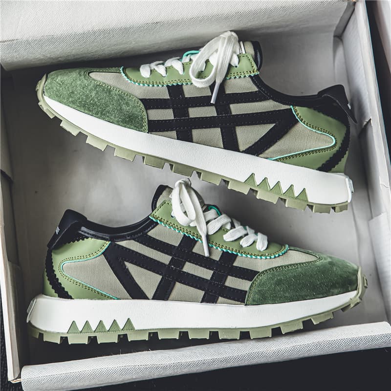 Autumn New Men's Platform Casual Shoes, Wear-resistant Non-slip Sneakers, Walking Shoes