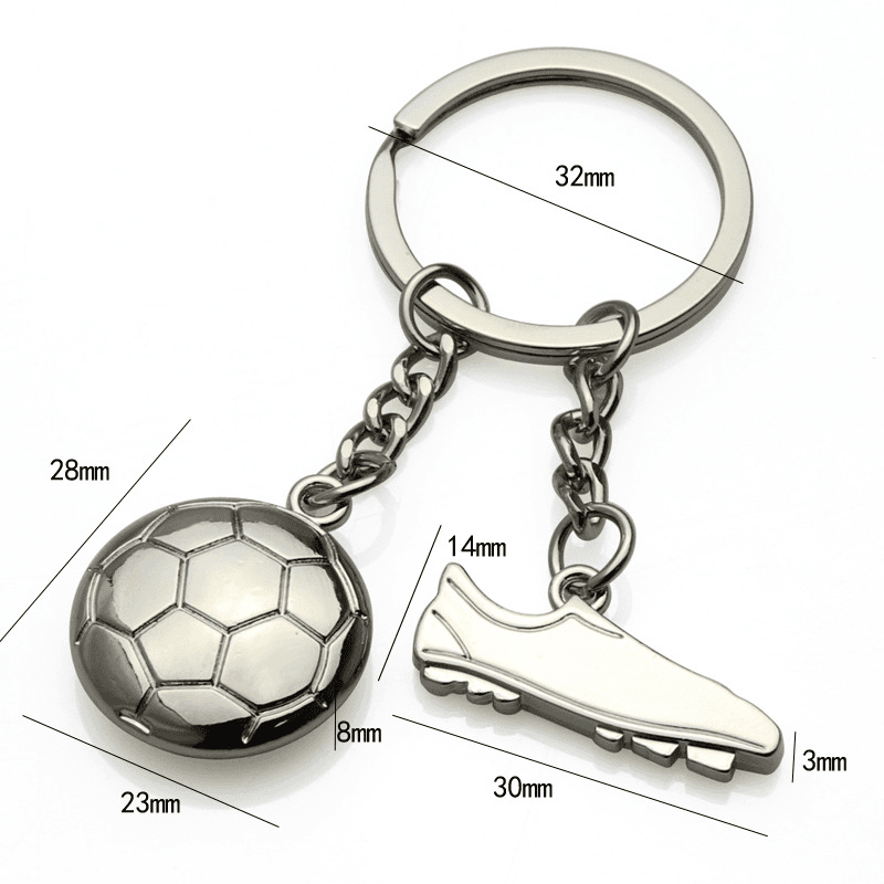 Cup keychain peripheral souvenirs Golden Globe Award keychain souvenirs football keychain gifts