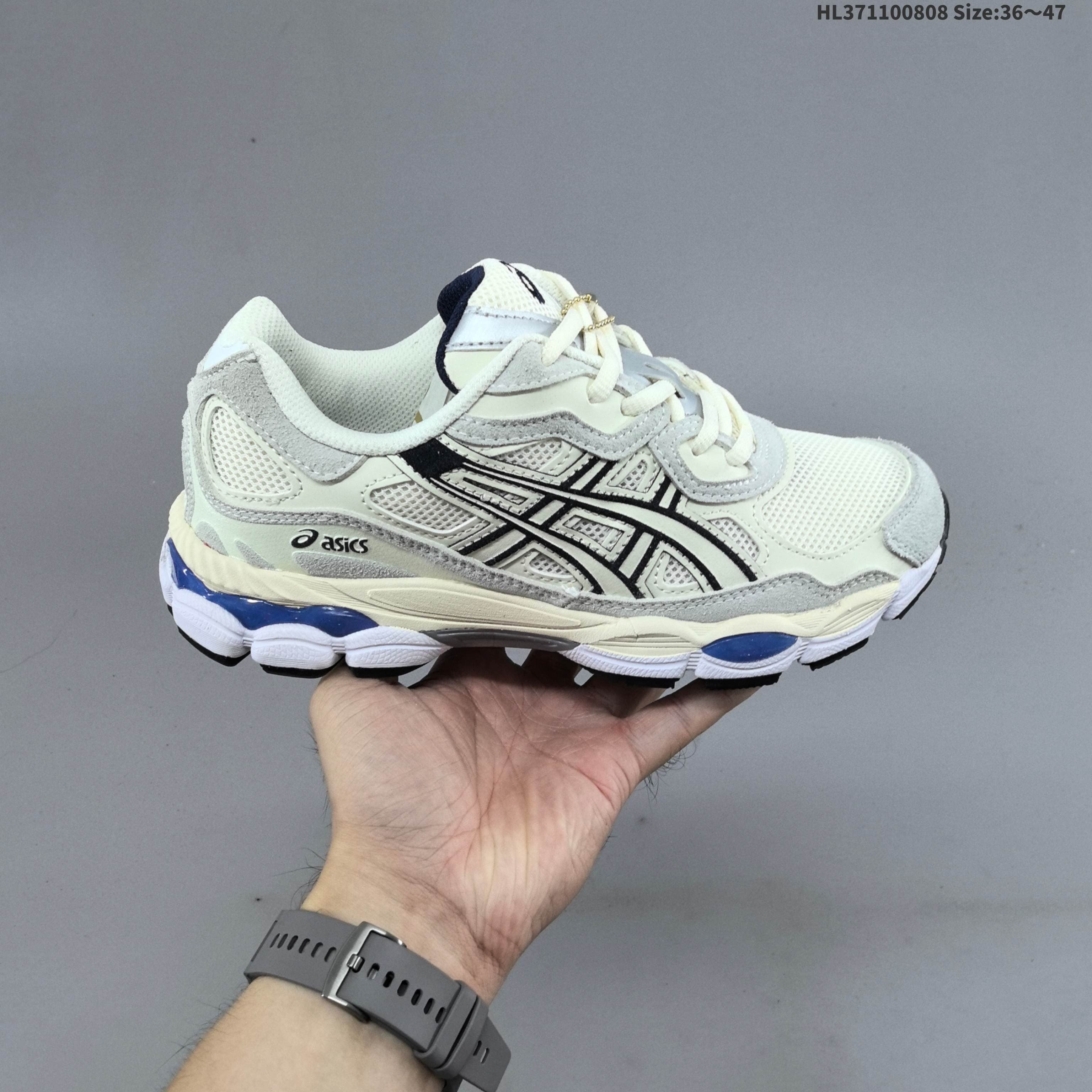 Chaussures de running Asics NYC Gels NYC Sneakers Cream Solar Power Pure Sier Outdoor Sneakers Sports Athleisure Trainers Fashion Daily Outfit 36-47
