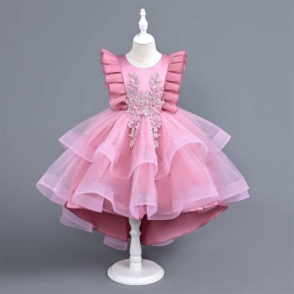 Girls Princess Dress 2024 New High-end Children's Year Old Dress Autumn Children's Dress children gown