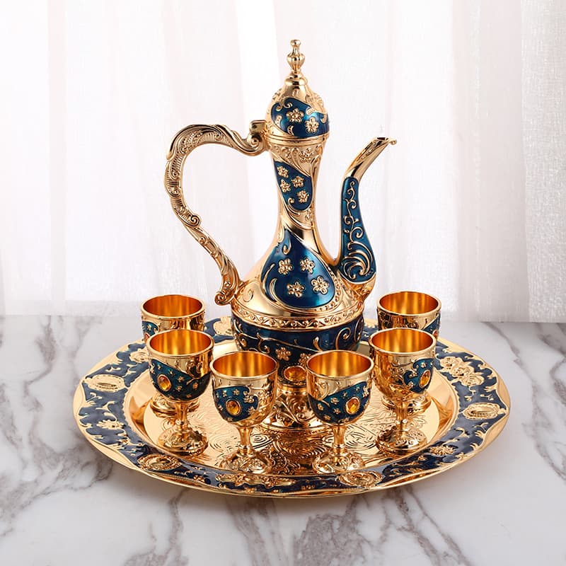Home Furniture small wine tray patterned wine dispenser home wedding festive supplies wine dispenser