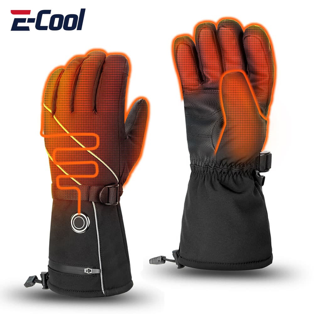 Heated Gloves Thermal Women Men USB Electric Heating Gloves Skiing Motorcycle Waproof Warm Cycling Thermal Gloves