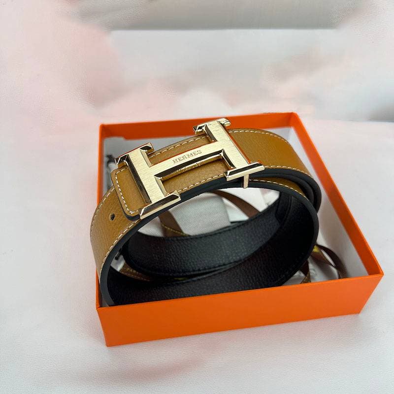Sans boîte Une ceinture en cuir de vachette entière coupée en cuir de vachette joint Ceinture en cuir de vachette Ceinture en cuir de vachette mon