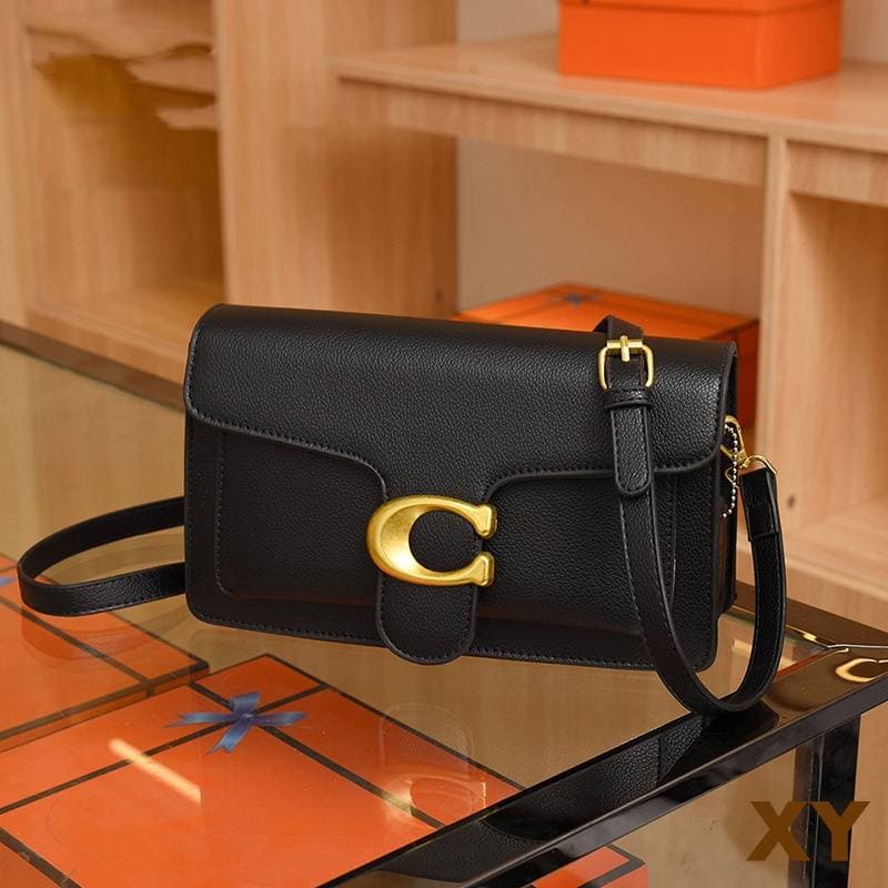 Tempérament simple couleur unie flip main banlieusard femmes sac à bandoulière sac à bandoulière