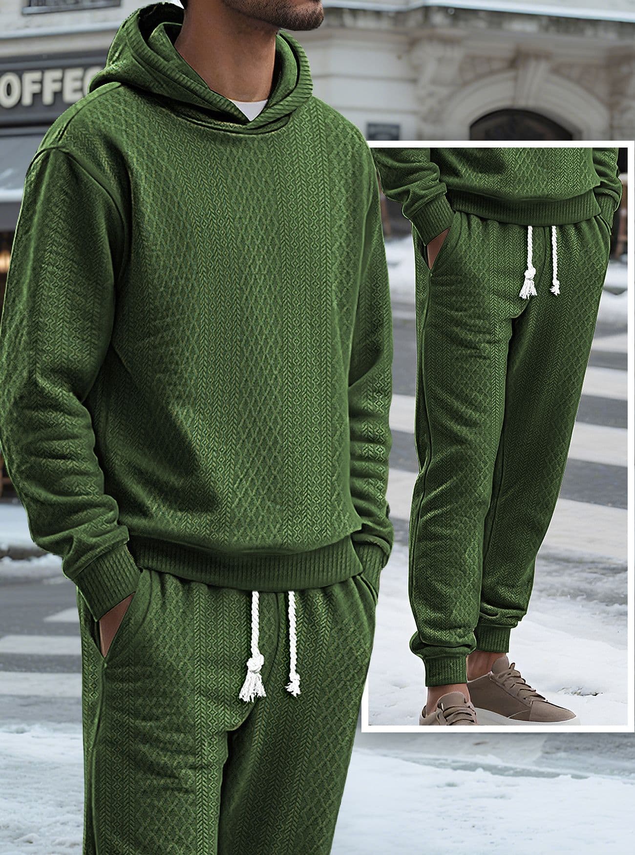 Men's Clothing Solid Color Hooded Pullover Loose Men And Women Brand Sweatshirt Versatile Couple Tops