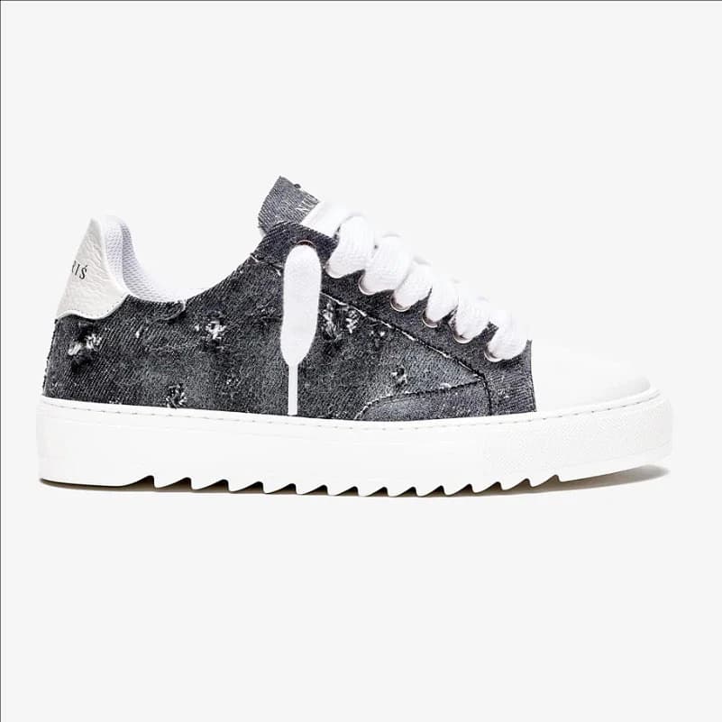NUMERIS Baskets décontractées - Chaussures tendance inspirées des Air Force 1 avec imprimé graffiti (Édition streetwear européenne)