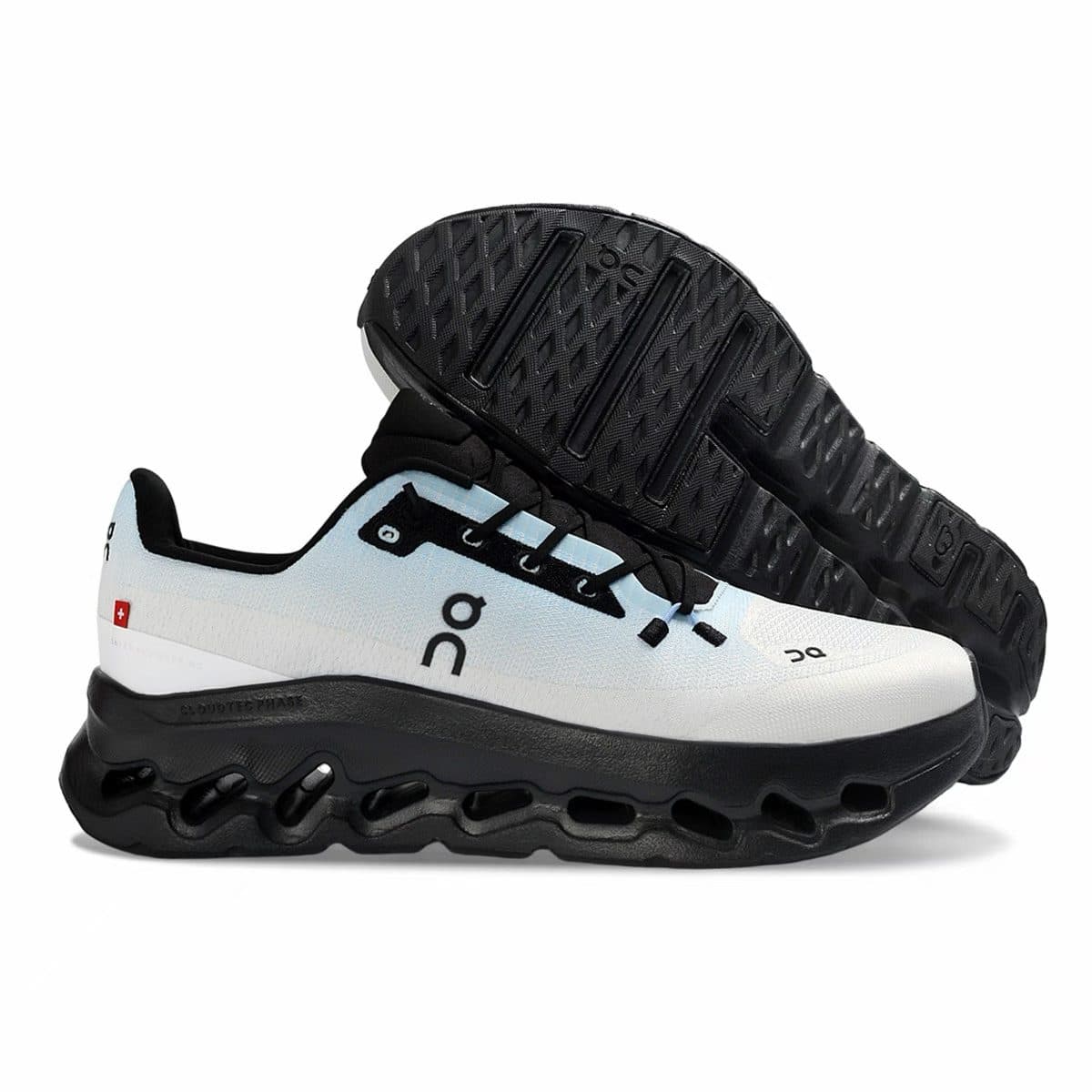 Chaussures de sport légères Cloud-Tech, semelle amortissante creuse, mesh respirant, lacets, modèle unisexe