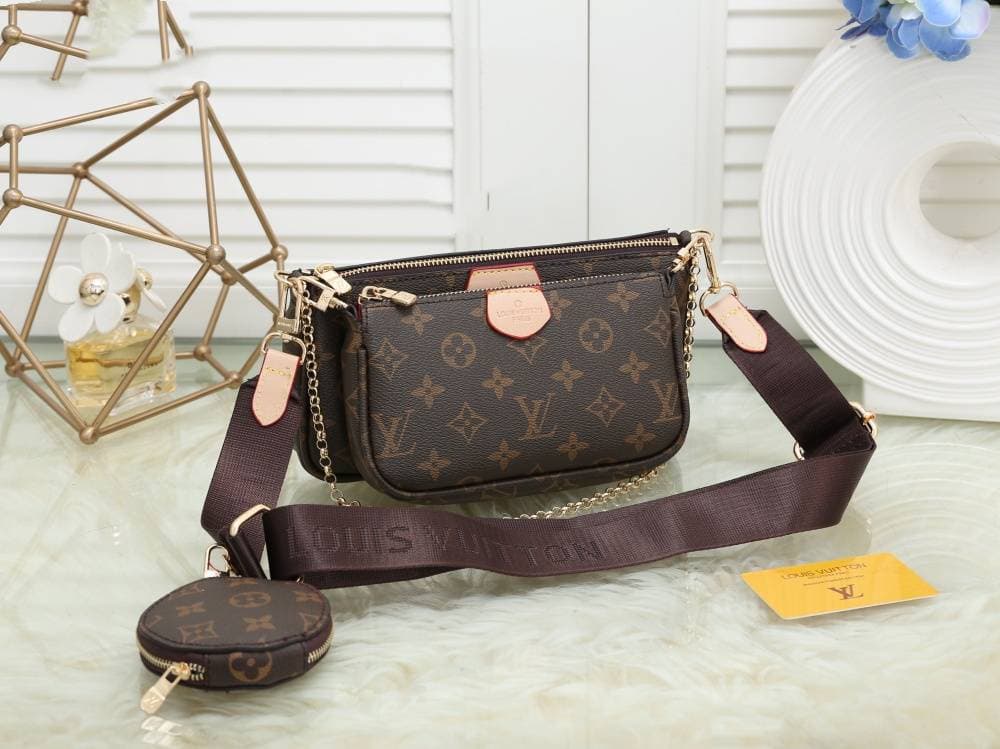 Sac à bandoulière pour femme trois en un, sac à bandoulière tendance de haute qualité