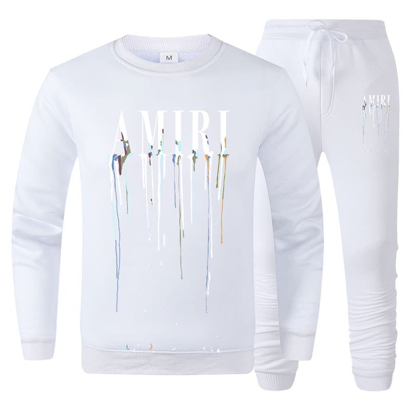 Ensemble pull col rond automne/hiver, nouvelle marque de mode, imprimé, décontracté, ample