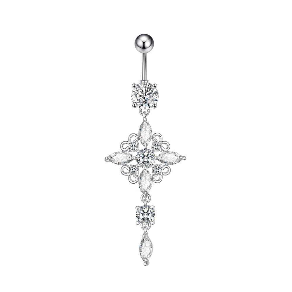 Hot Selling Designer Luxury Zircon Bellybutton Ring Bellybutton Nail Piercing Jewelry accessories For Party