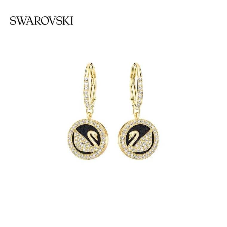 LEATHER SWAN Love Swan Chic Female Earrings Gift
