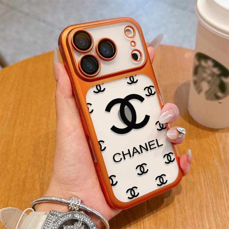 Coque de téléphone portable transparente avec logo classique de marque pour iPhone 17 Pro Max, iPhone 16, 15/14 Pro/13/12/11