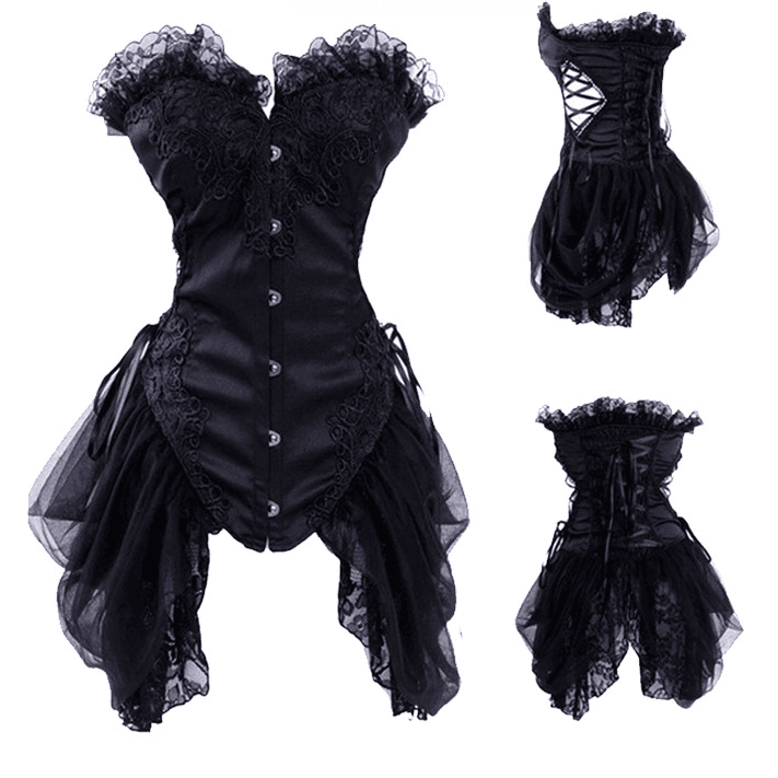 Hot European and American fashion lace princess corset sexy sweet palace body shaper corset
