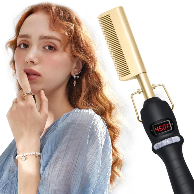 Straightening Curler Iron Hair Straightener