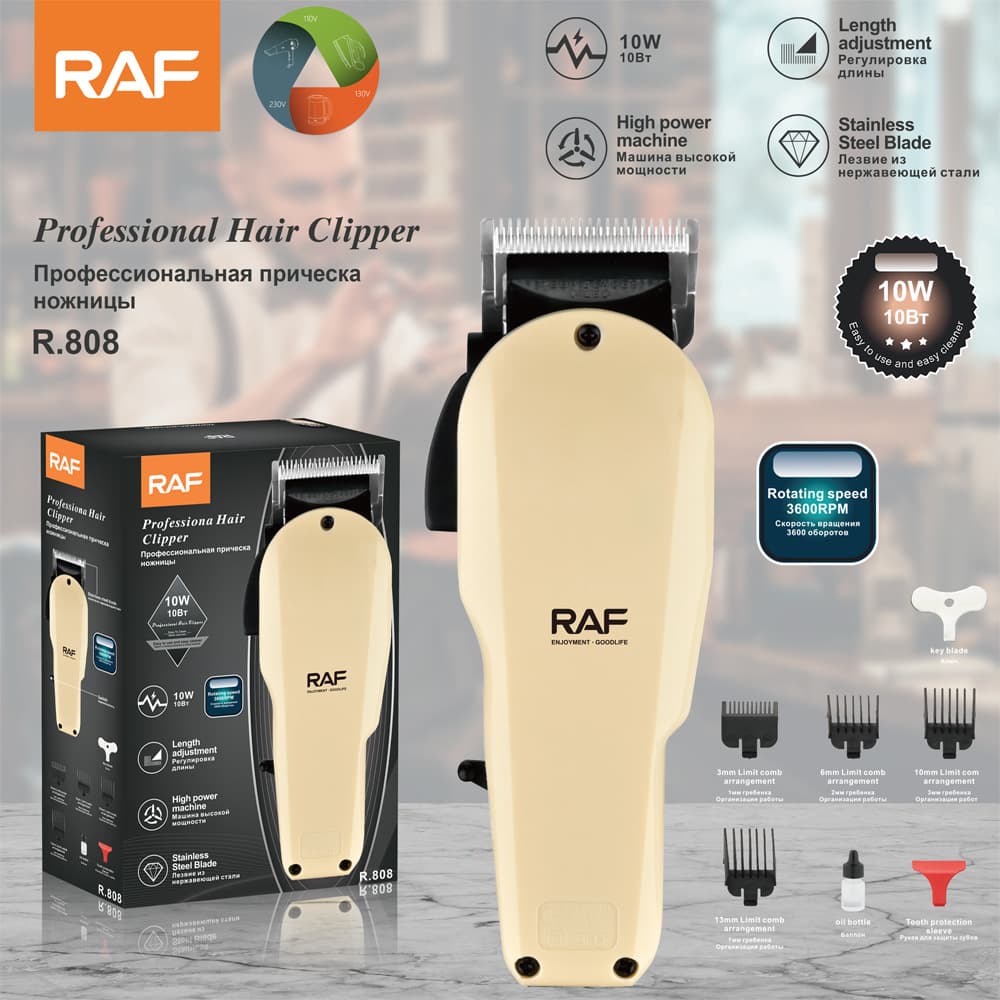 RAF Oil Head Hair Clipper, Electric Hair Trimmer For Salon Use.