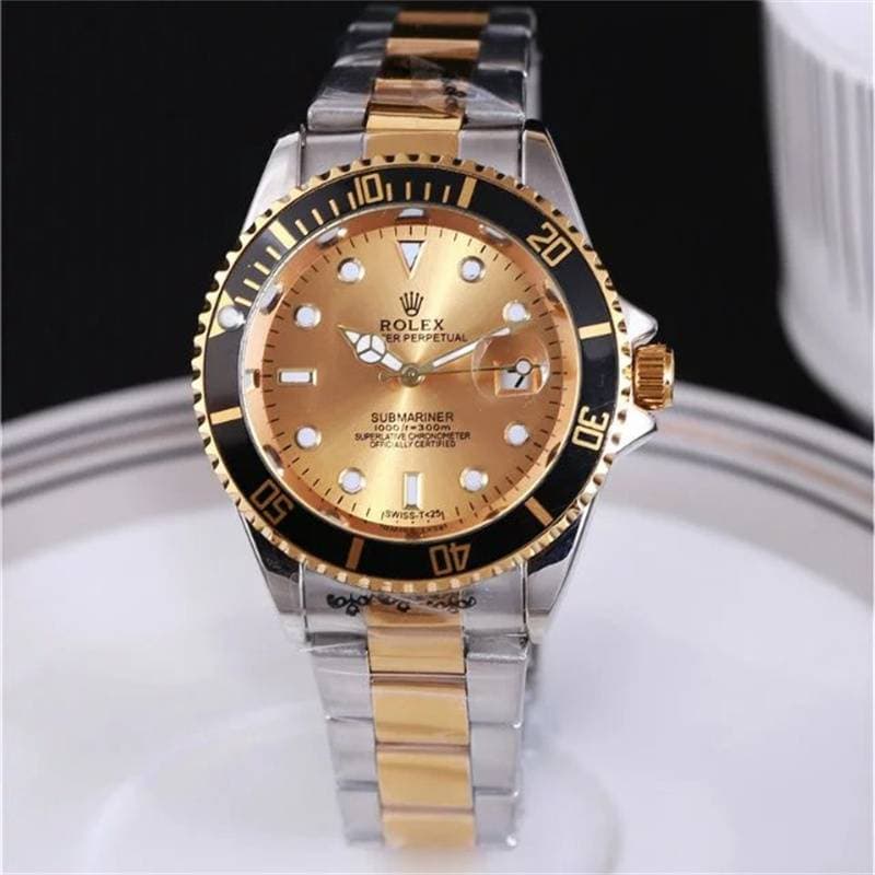Sea-Dweller Montre pour homme étanche en métal vintage classique avec succès à quartz 37 mm