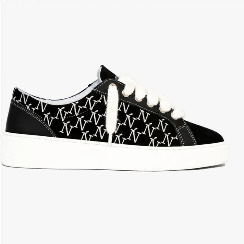 Baskets décontractées pour homme Numeris – Style classique, polyvalent, semelle plate, bout rond, à lacets