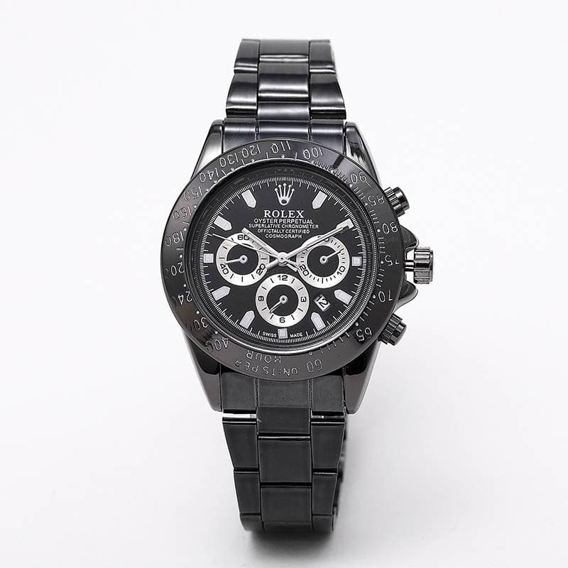 Montre Cosmograph Daytona en métal, surdimensionnée, style classique, montre haut de gamme indispensable pour les soirées, mouvement à quartz, di