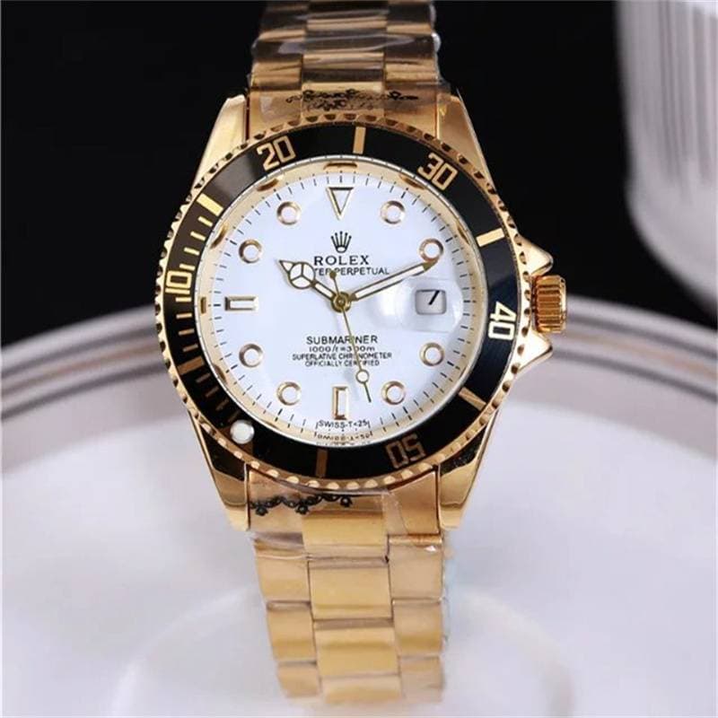 Sea-Dweller Montre pour homme étanche en métal vintage classique avec succès à quartz 37 mm