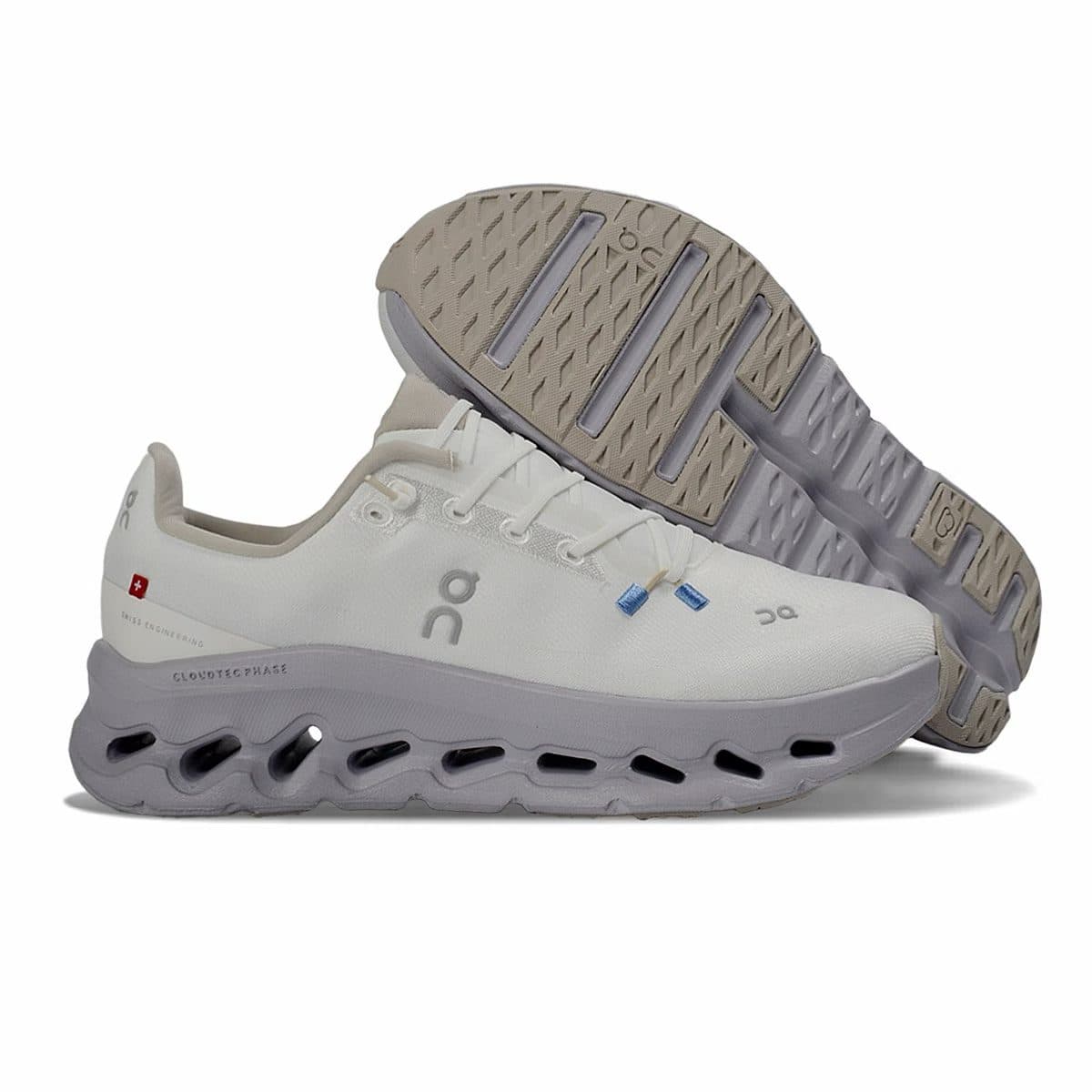 Chaussures de sport légères Cloud-Tech, semelle amortissante creuse, mesh respirant, lacets, modèle unisexe