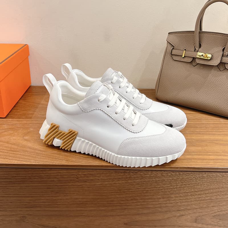 H Brand 2026 Début Printemps Nouvelles Baskets à lacets en cuir véritable pour hommes et femmes, chaussures de course plates et polyvalentes