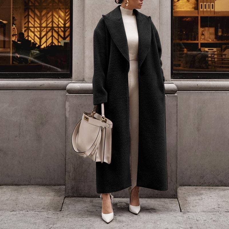 Women's Clothing Popular Warm Jacket Long-sleeved Lapel Women's Plush Tops Women's Coats