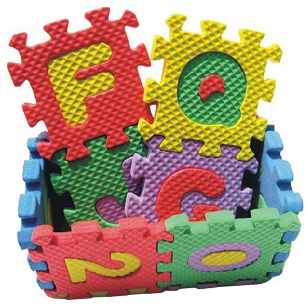 36 Pcs/Set Child Kids Novelty Alphabet Number EVA Puzzle Foam Teaching Mats Toy