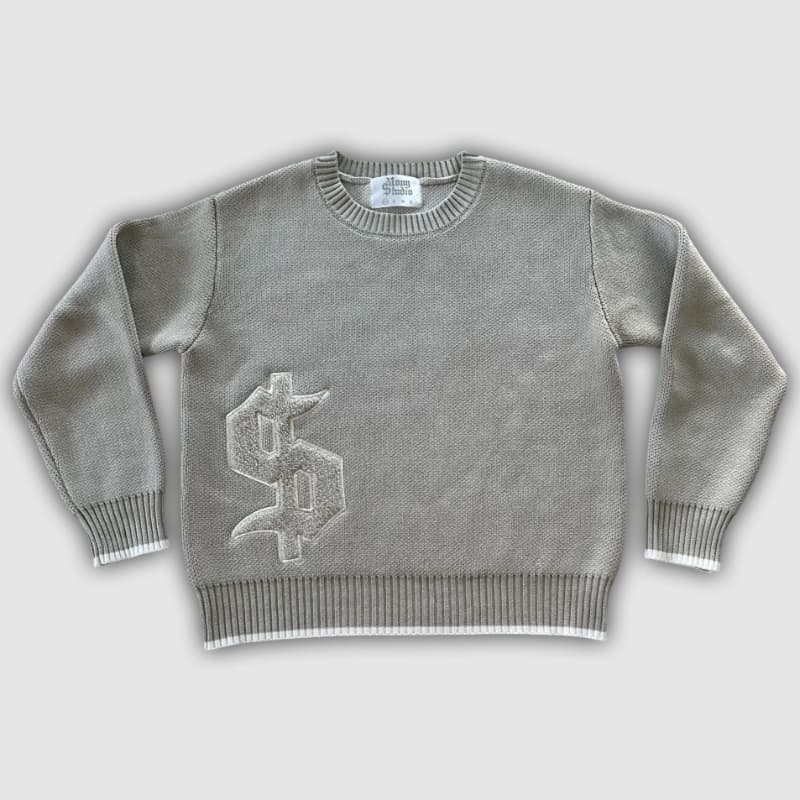 Europe, America 2025 New Trend Knitted Sweater Men's Autumn And Winter Embroidery Pattern High Street Sweater Harajuku Crew Neck Top