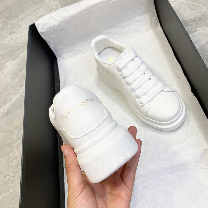 Chaussures pour femmes, chaussures pour hommes, chaussures blanches, chaussures à semelles épaisses, chaussures de sport décontractées