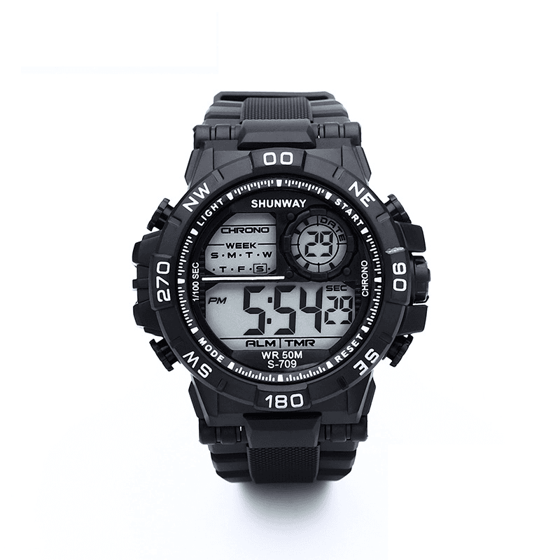 Children's watch Outdoor multifunctional electronic watch men's waterproof sports watch student luminous electronic watch