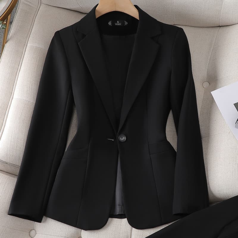 Women's Clothing Business Wear Women's Suit Women's Fashion Formal Wear Spliced ​​Women's Suit Work Wear Korean Style Casual Small Suit