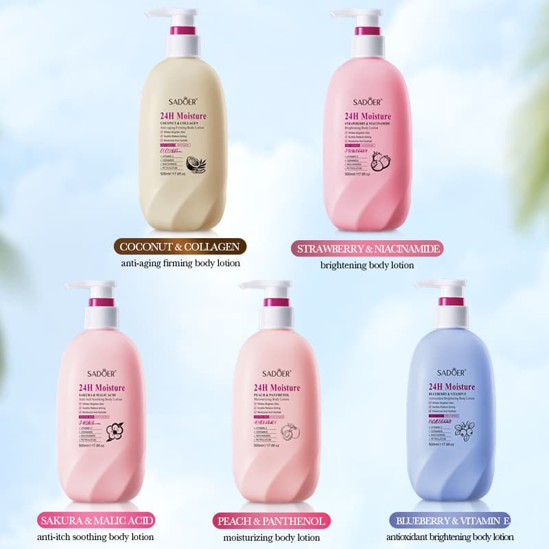 Cross-border Coconut Collagen Body 500ml Gentle Full-Body Skin Rejuvenating Lotion Foreign Trade Skincare Products