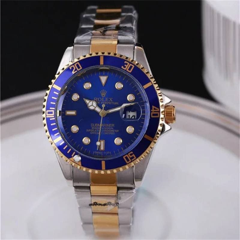 Sea-Dweller Montre pour homme étanche en métal vintage classique avec succès à quartz 37 mm