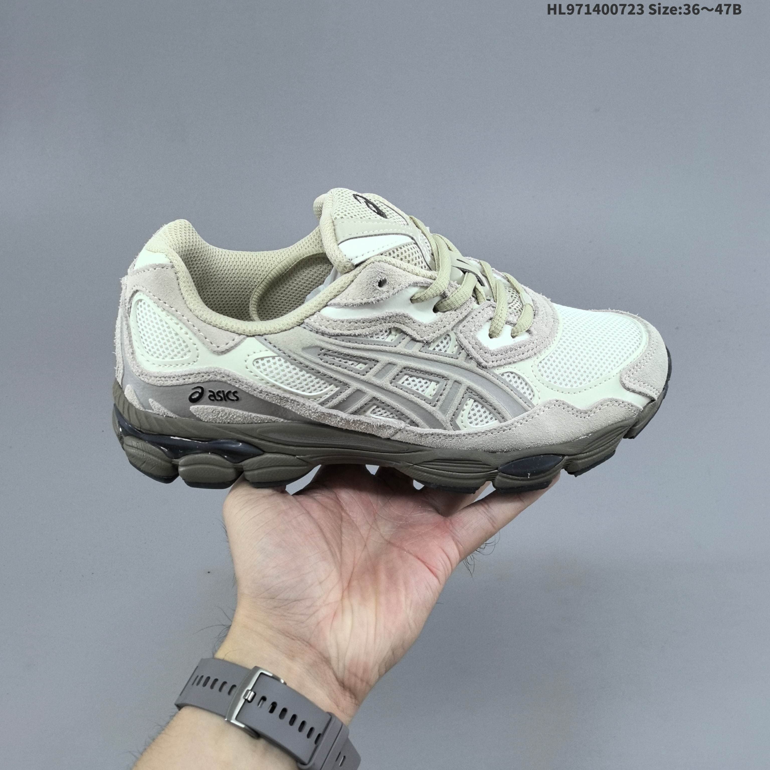 Chaussures de running Asics NYC Gels NYC Sneakers Cream Solar Power Pure Sier Outdoor Sneakers Sports Athleisure Trainers Fashion Daily Outfit