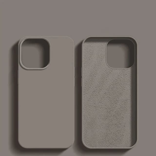 Nouvelle coque de téléphone en silicone liquide pour iPhone 13 14 11 12 Pro Max 15 Plus, coque antichoc souple