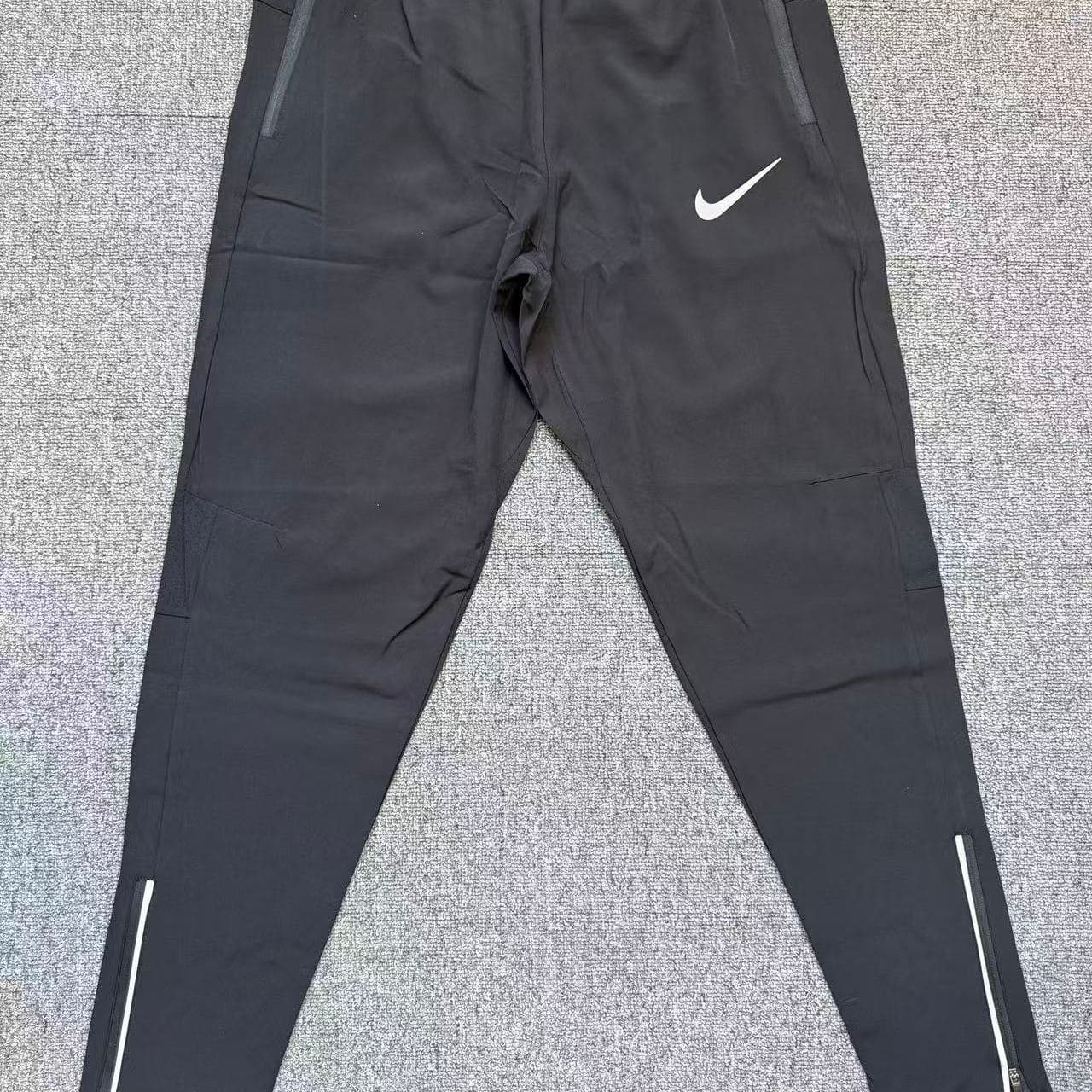 Pantalon de sport NK à séchage rapide pour homme et femme, respirant, coupe droite, idéal pour la course à pied et le marathon. Fermeture éclair
