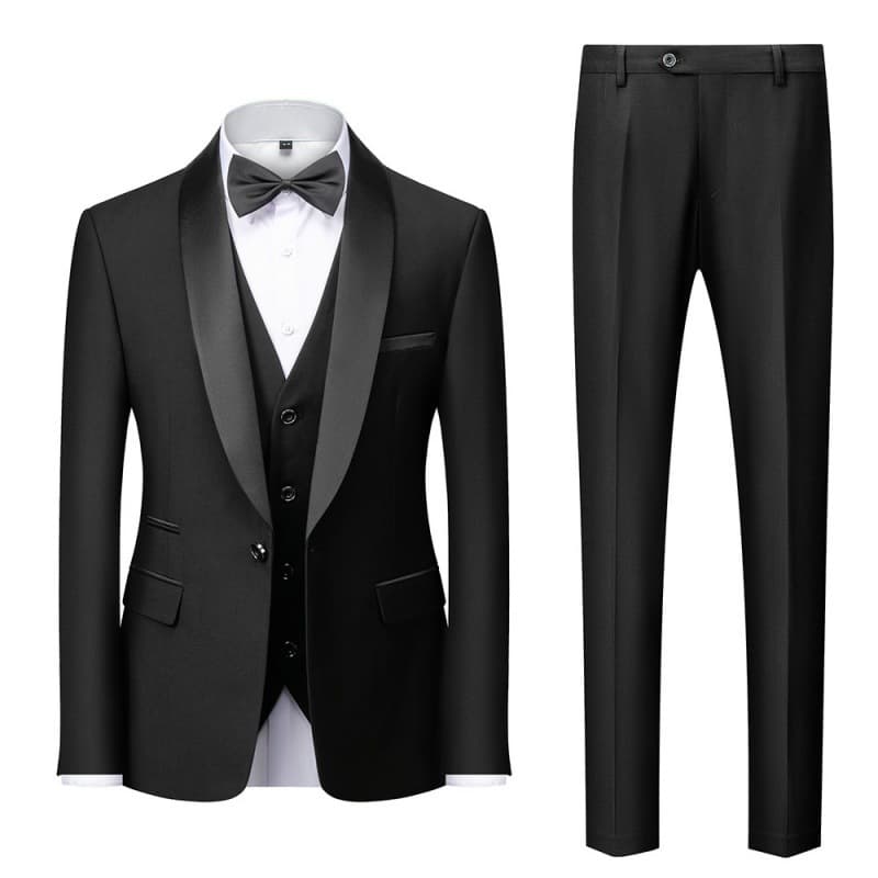 Men's Clothing Spring New Men's Business Casual Suit Wedding Groom Dress Banquet Slim Suit